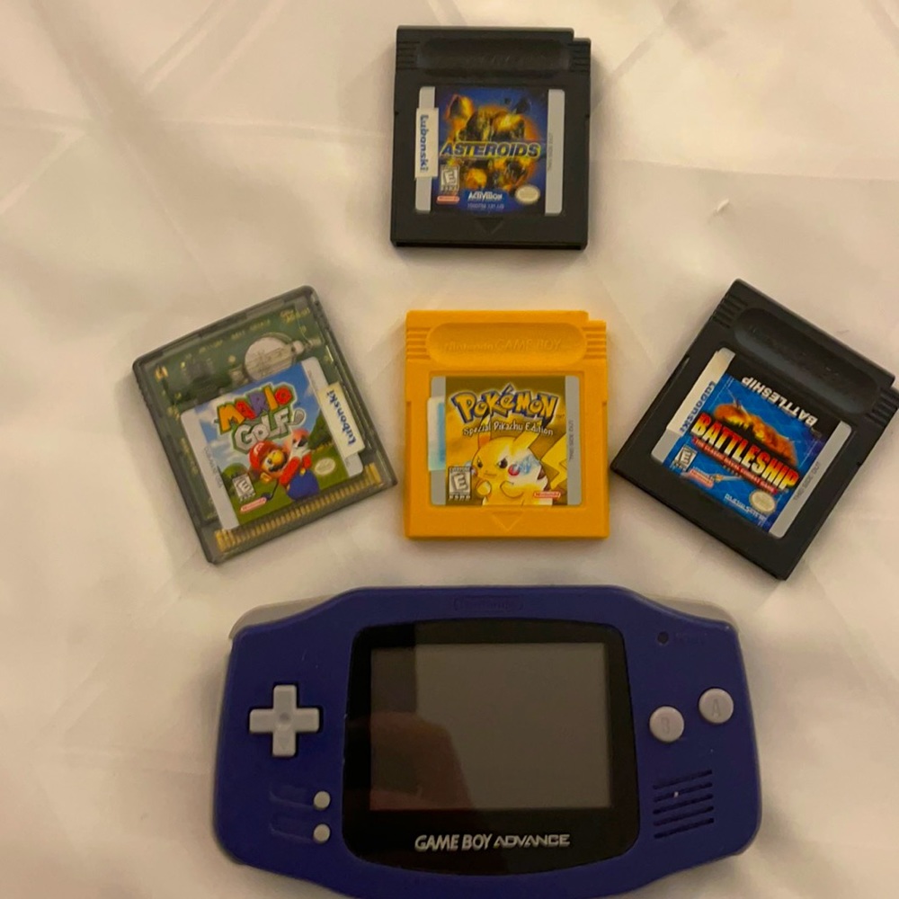Game boy advance “with 4 games”